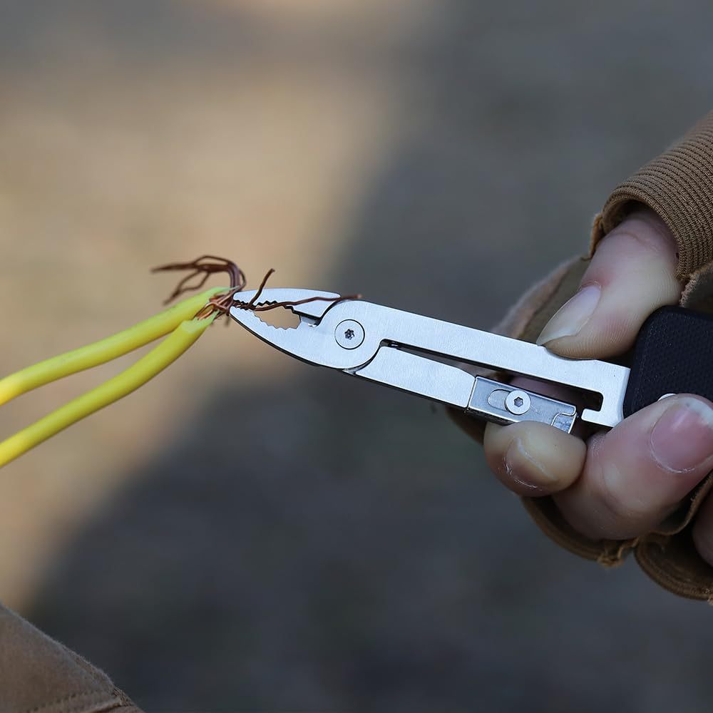 Roxon FTL2-2 Mini Plier - Replaceable Implement of Multitool ONLY for Flex Companion (Long Tool, 2 Slots) image number 4