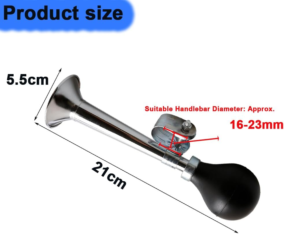 Bicycle Bell Retro Bike Horn,21Cm Bicycle Bugle Ring Bell,Bicycle Accessories,Handle Bar Accessories image number 1