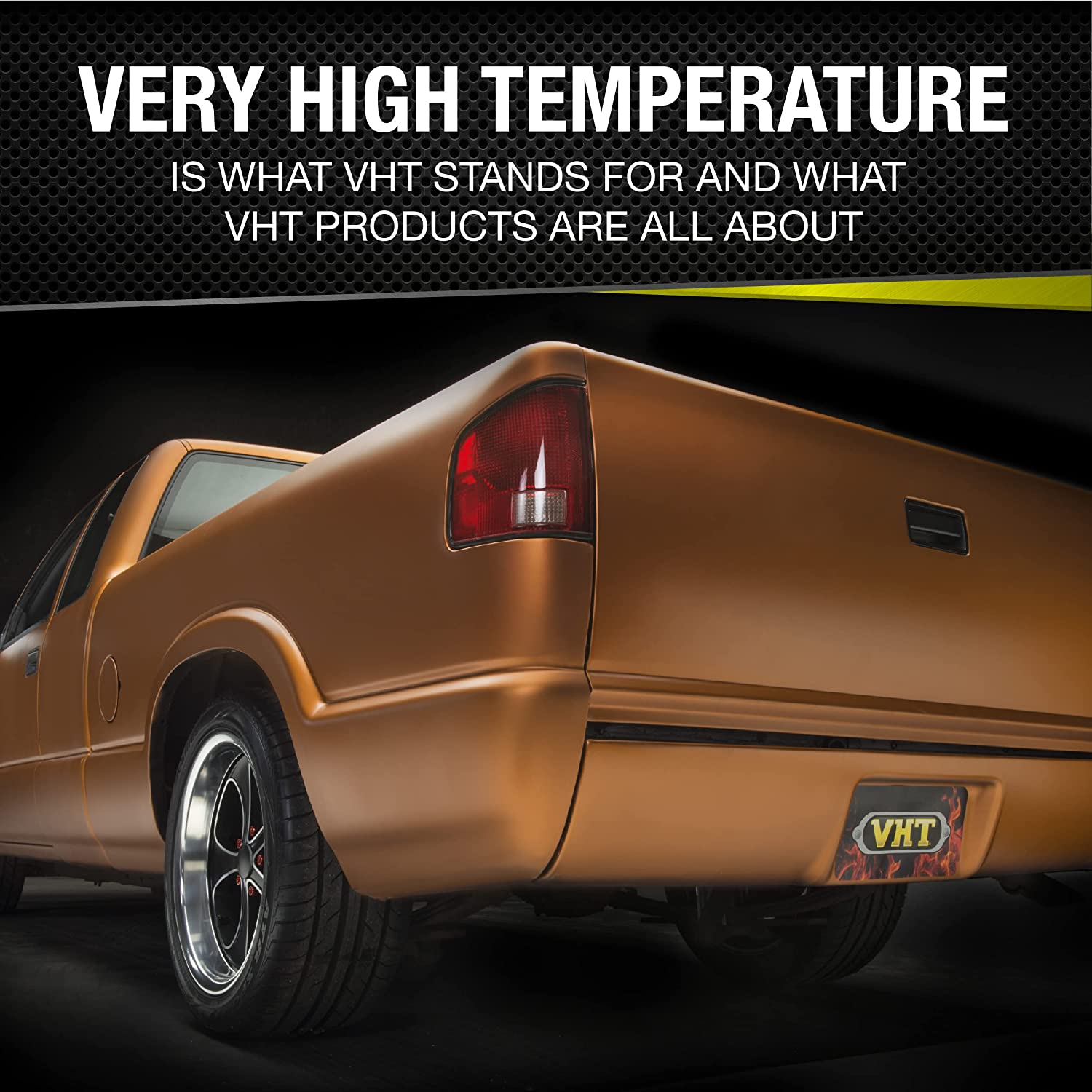 VHT High Temperature Plastic Paint Matte Black image number 5