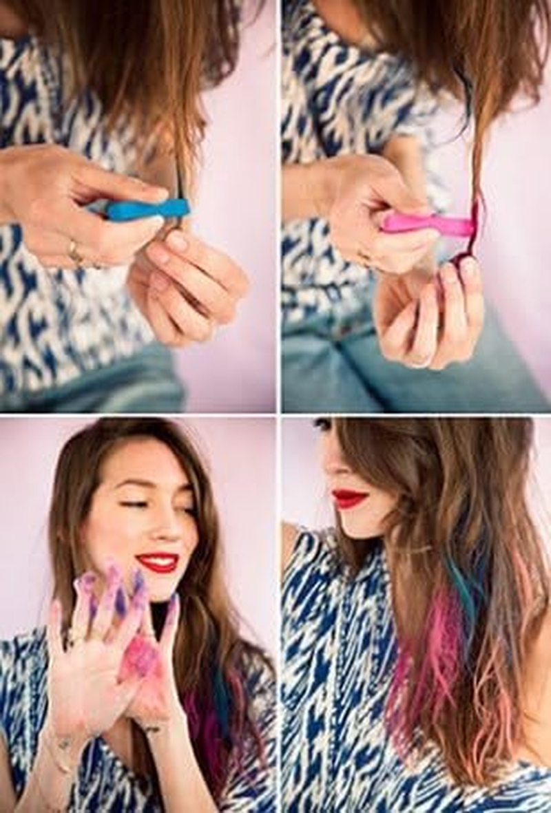 Hair Chalk, 12 Colors Temporary Hair Color for Girls Kids Women Gifts for Girls and Boys Age 4 5 6 7 8 9 10 11 12 for Halloween Christmas Makeup Birthday Party, Washable image number 5