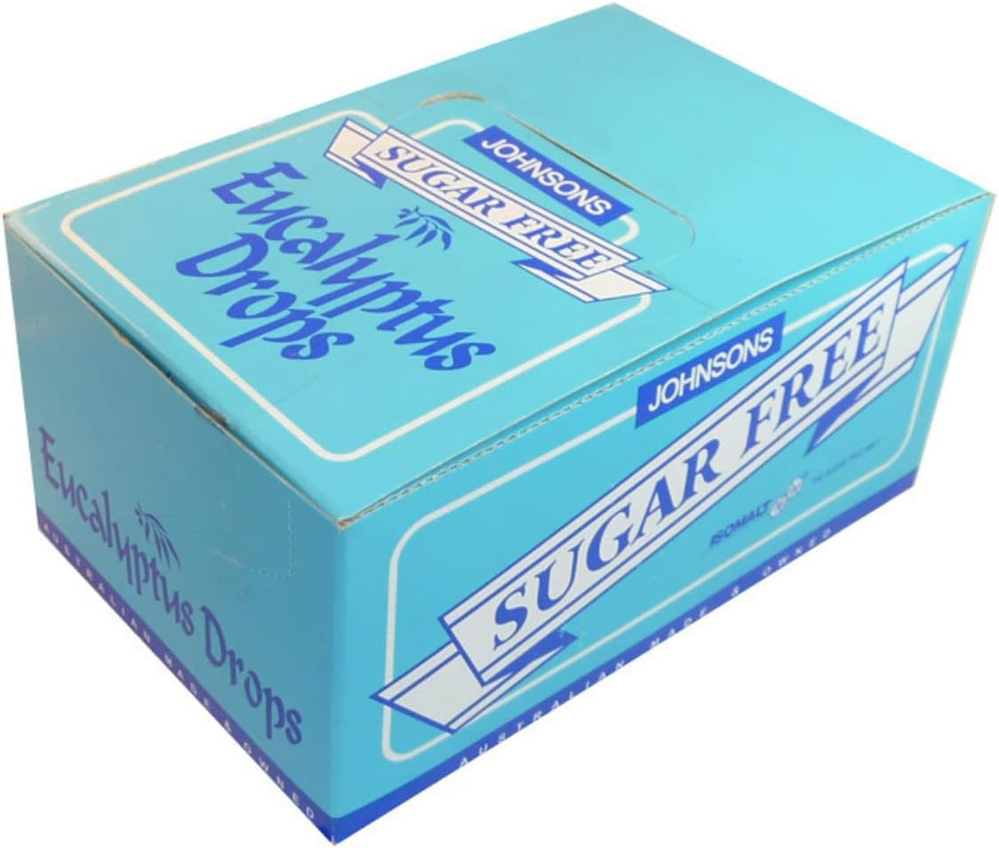 Johnsons Eucalyptus Drops Sugar Free 50G - 24 Pack