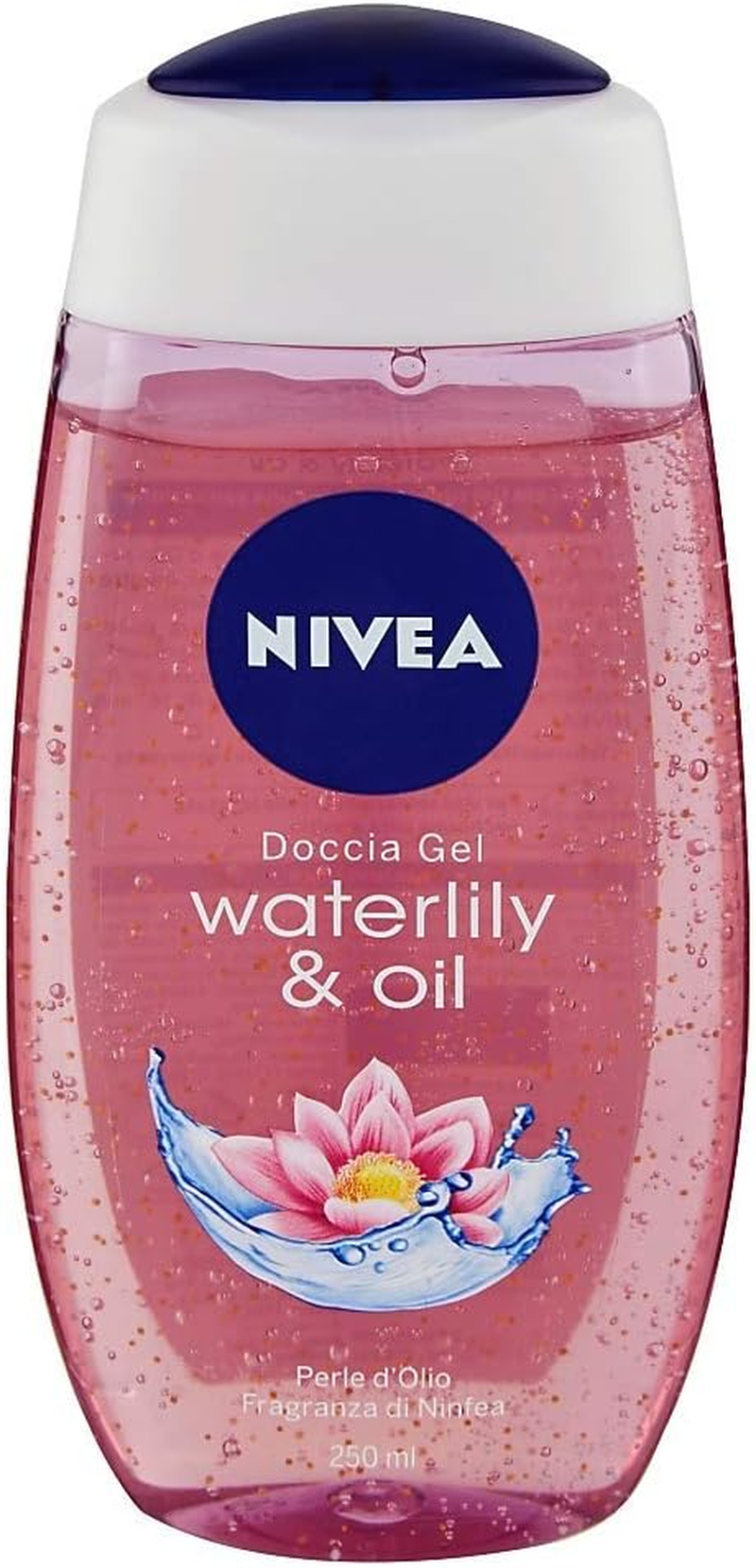 Nivea Waterlily & Oil Shower Gel in Pack of 6 X 250 Ml, Fresh and Gentle Shower Foam, Gel Formula Enriched with Oil Beads and Water Lily Fragrance image number 1