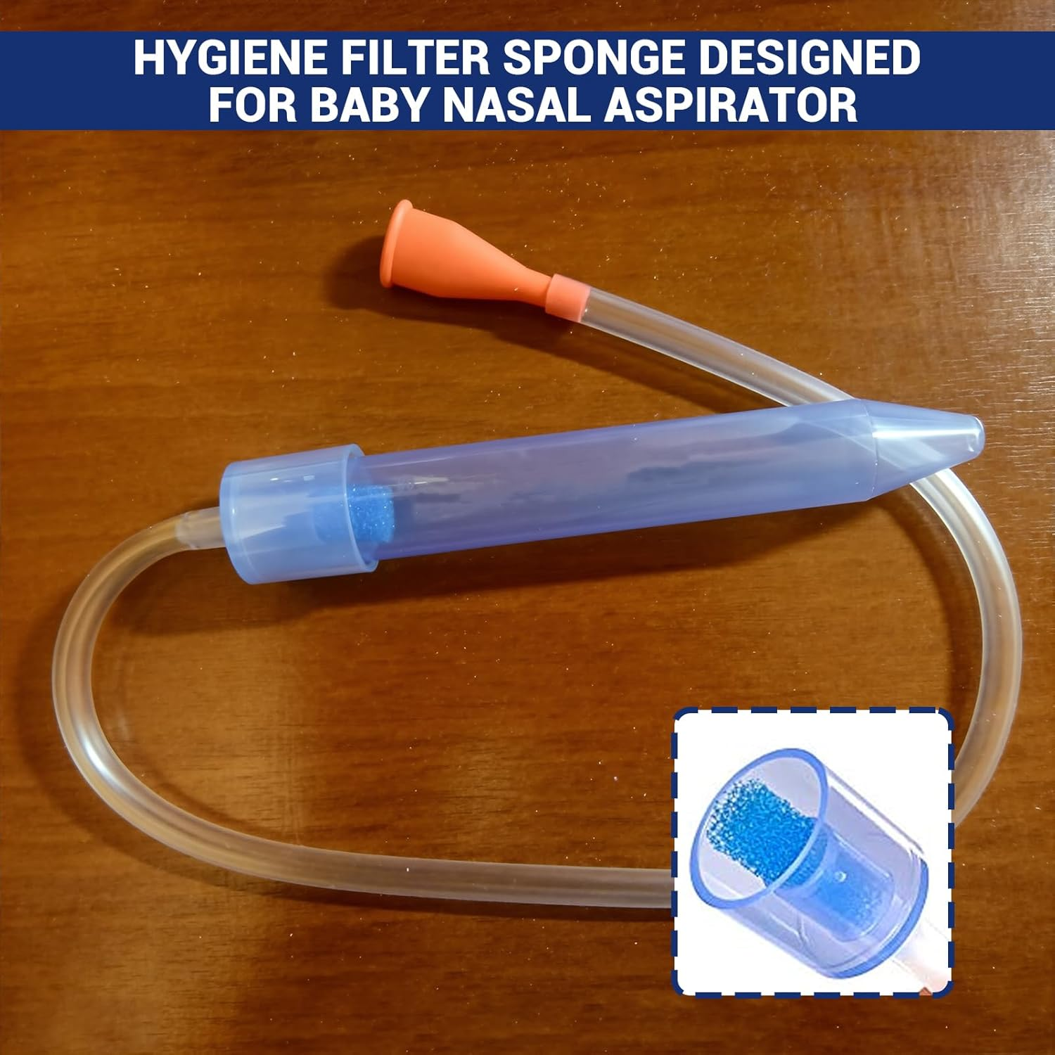 Baby Nasal Aspirator Hygiene Filters, 100Pcs Baby Snot Sucker Filters, Baby Nose Sucker Filters Safe Environmental, Replacement for Nosefrida Nasal Aspirator, BPA, Phthalate & Latex-Free image number 2