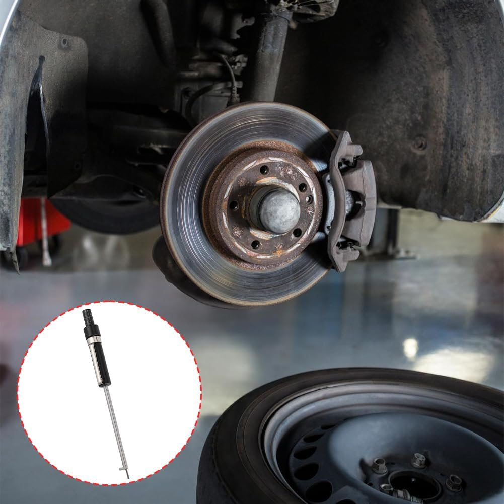 Brake Pad Thickness Gauge, Car Braking Pads Detection Pen Vehicle Brakes Service Pencil Time Saving Tester Measuring Tool Automotive Measurement for Auto Enthusiast Professional Mechanic
