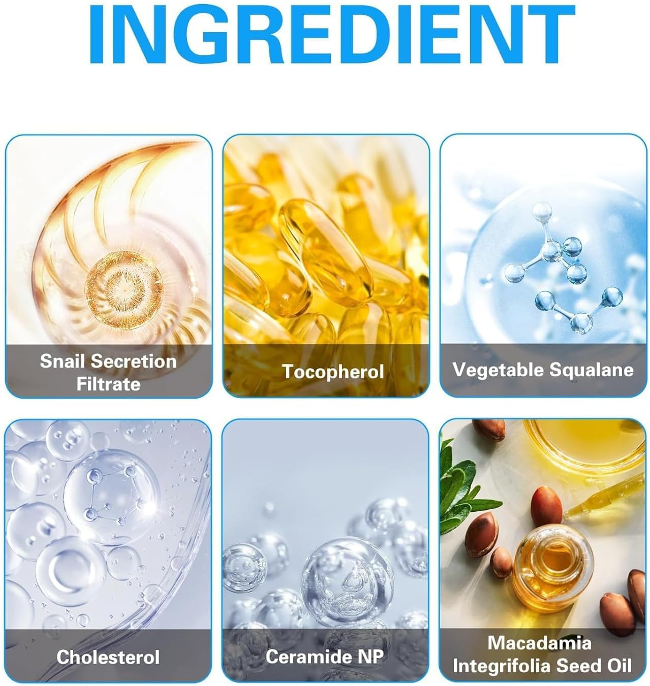 Snail Mucin 92% Moisturizer Daily Face Gel Cream,Hydrating Snail Mucin Repair Face Gel,Crema De Baba De Caracol Original,Hydrating Repair Face Gel Cream for Dry & Sensitive Skin All Skin Types (2) image number 4