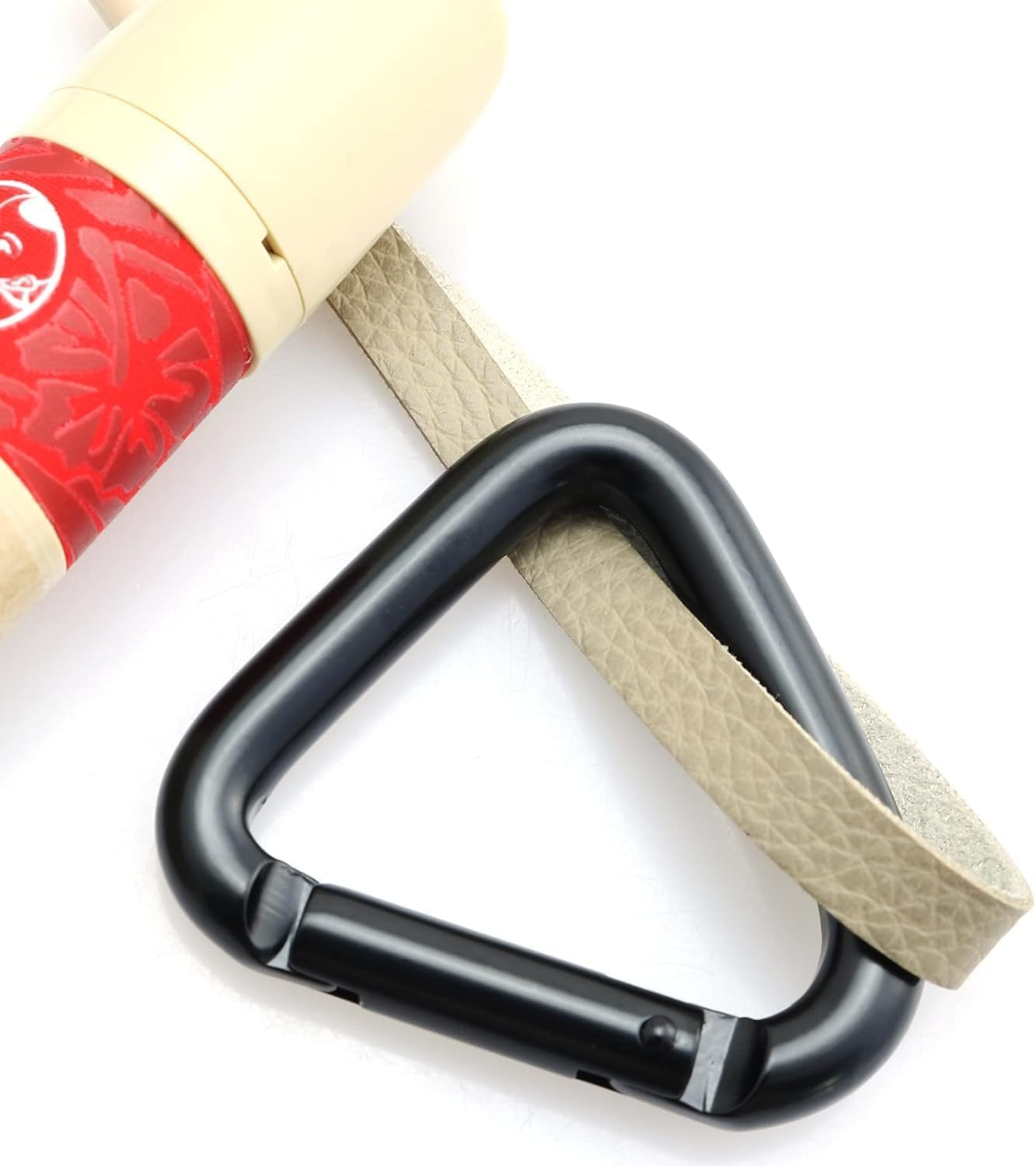 5 Pieces Aluminum Alloy Keychain Kettle Buckle Triangle Outdoor Camping Hiking Keychain Snap Clip Hook image number 6