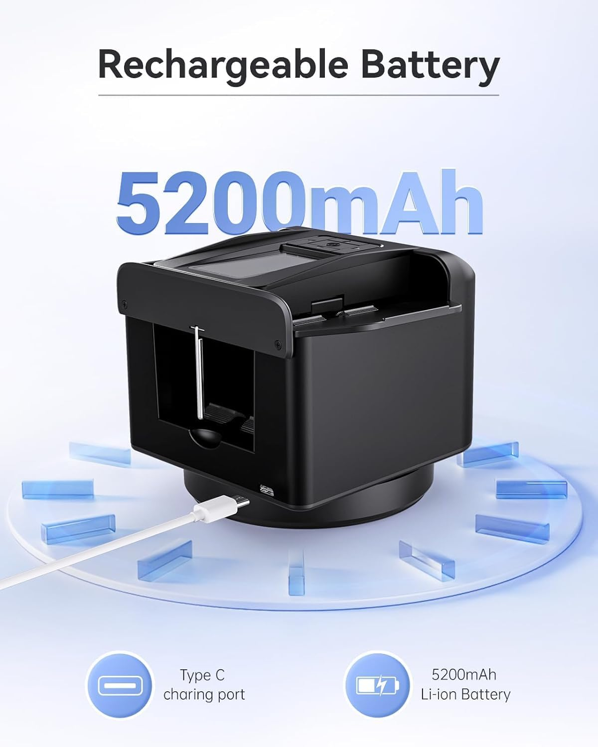 2 in 1 Automatic Card Shuffler and Dealer - 1-2 Decks Support 12 Players, with 4 Drawing Remotes, Built-In Gameplays, 360&deg;/180&deg; Deal, for Poker, UNO, Phase 10, Skip-Bo, Rummy (Black) image number 3