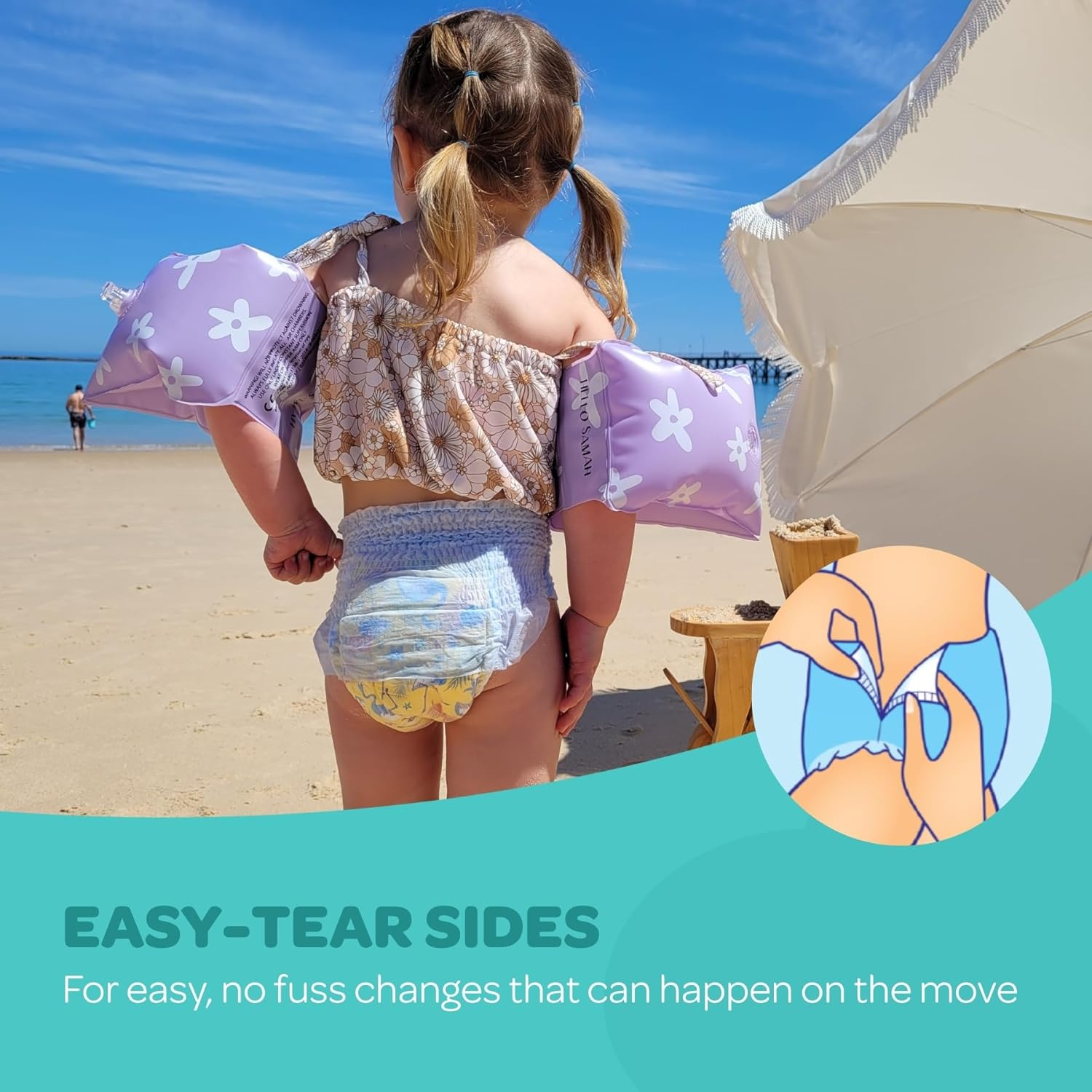 Babylove Swim Pants Small (6-12Kg) 33 Piece (3 X 11 Pack) image number 4