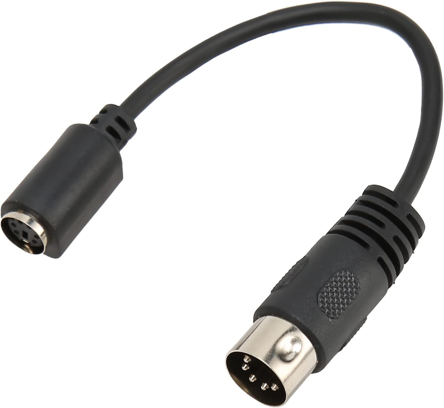 Keyboard and Mouse Adapter Cable for , 5 Pin Male DIN to 6 Pin Female Mini DIN, 0.15M / 5.9In, Plug and Play.