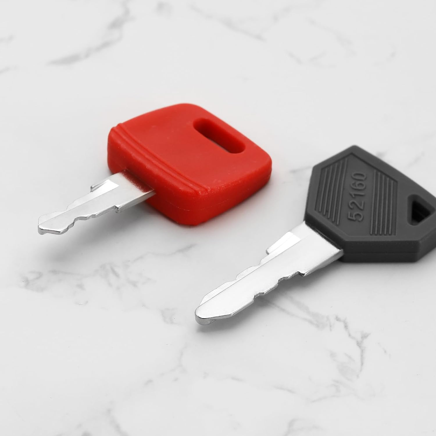 16PCS Ignition Starter Key Set RE183935 K250 787 68920 F900 14603 606 301 H806 D250 459A H800 52160 777 5P8500 14607 for Excavator Forklift Tractor Road Roller image number 4