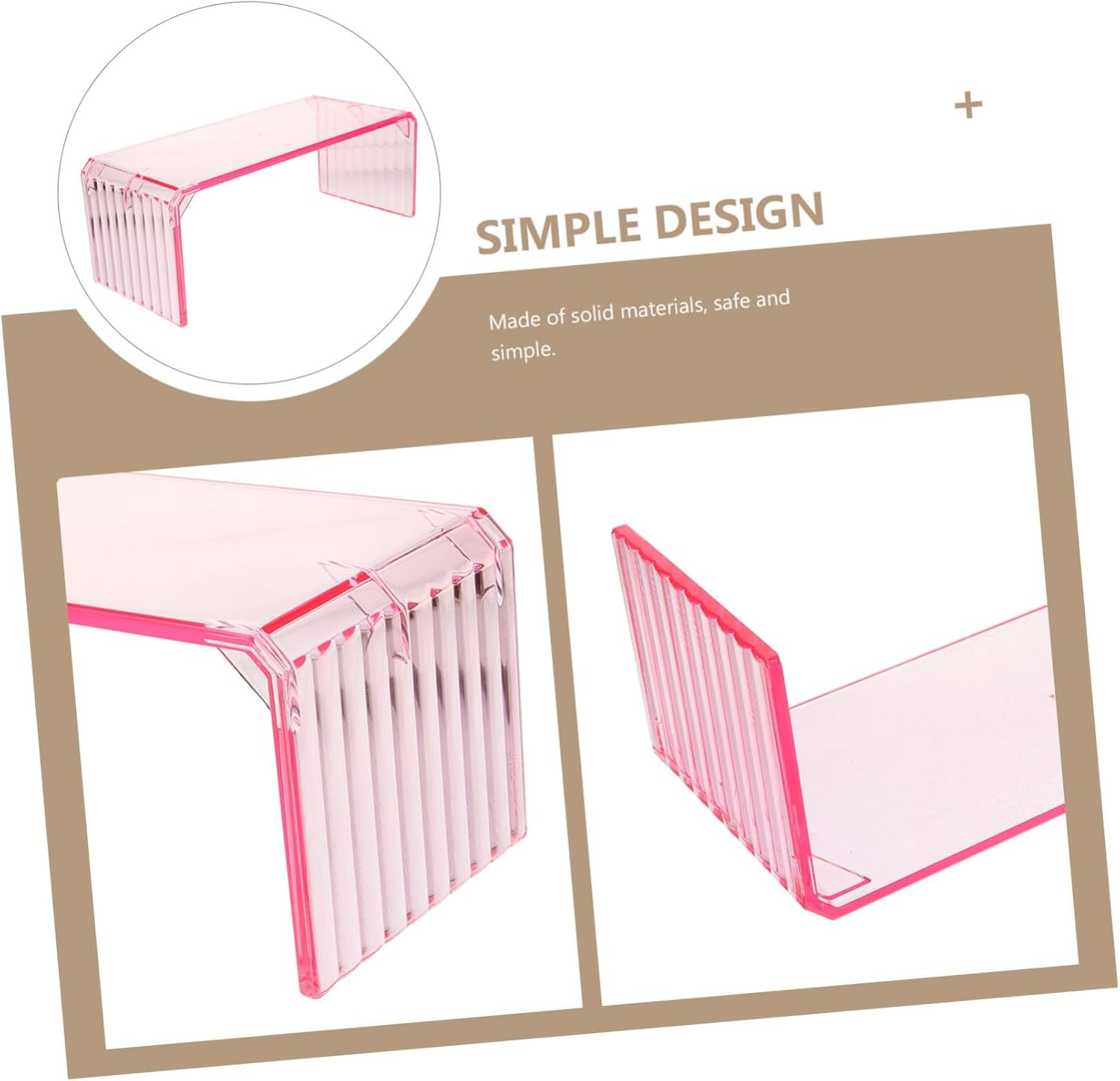 Acrylic Nail Hand Rest Stand Transparent Comfortable Desktop Manicure Arm Support Cushion for Nail Art DIY Salon and Home Use Stable image number 2