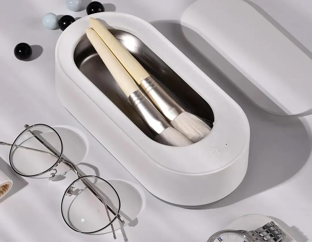 TODO Ultrasonic Cleaner 340Ml Jewelry Glasses Rechargeable 840Mah SUS304 Tank 45000Hz image number 1