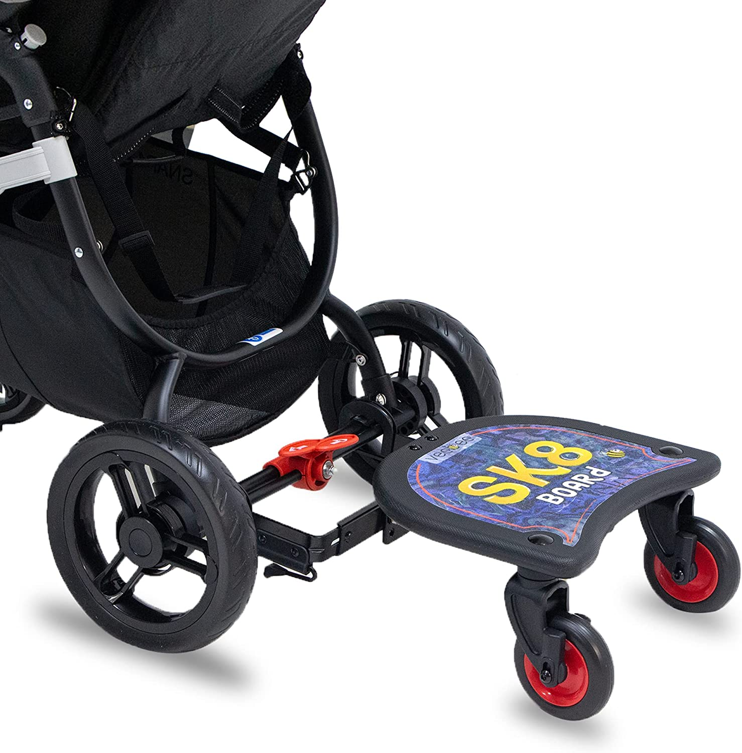 Veebee Valcobaby Ride on Stand SK8 Board, Black image number 3