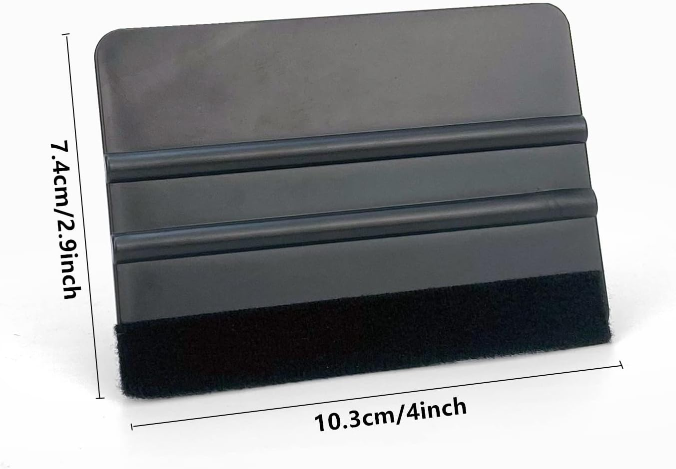 Umaki 20Piece Vinyl Wrap Squeegee Decal Applicator Car Tint Film Scraper with Microfiber Felt, Scratchless Plastic Squeegee for Craft Adhesive Vinyl, Vinyl Film Wrap Automotive Graphic,Black image number 6