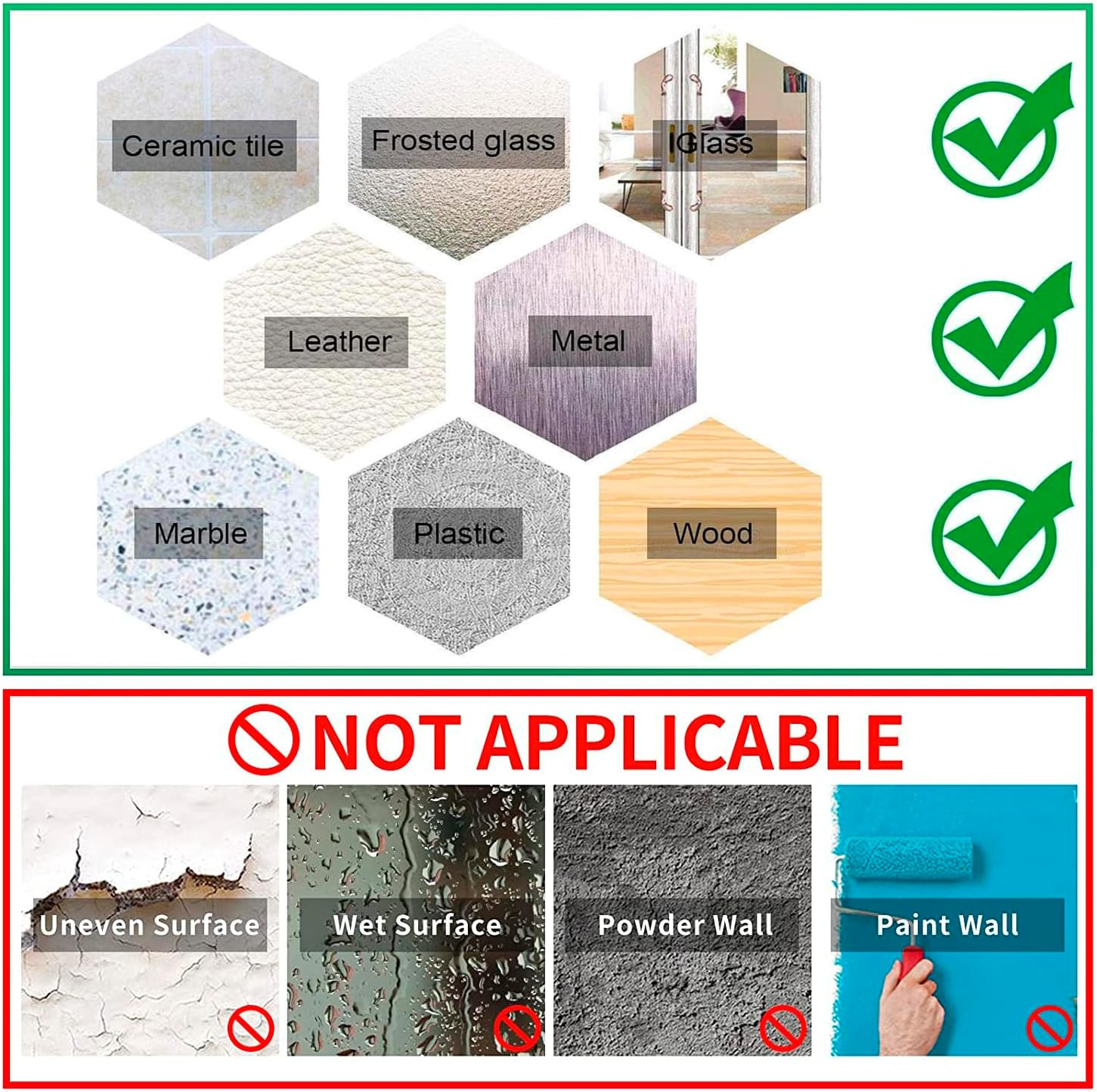 Double Sided Tape, 16.7Ft Transparent Nano Tapes, Multipurpose Removable Mounting Adhesive Grip, Reusable Strong Sticky Wall Strips for Paste Items,Household (5Meters) image number 1