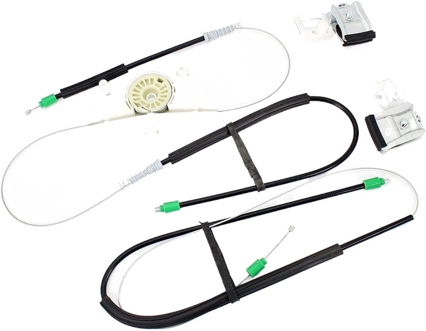 Electric Window Regulator Repair Kit Front Left Side Compatible with VW Compatible with Beetle 1999 2000 2001 2002 2003 2004 2005 2006 2007 2008 2009 2010 Window Switch For