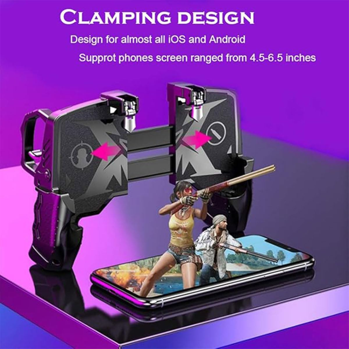 AIMALL Creative New K21 Chicken Eating Artifact Integrated Auxiliary Fast W10 Chicken Eating Button Grip AK66 Game Handle image number 2