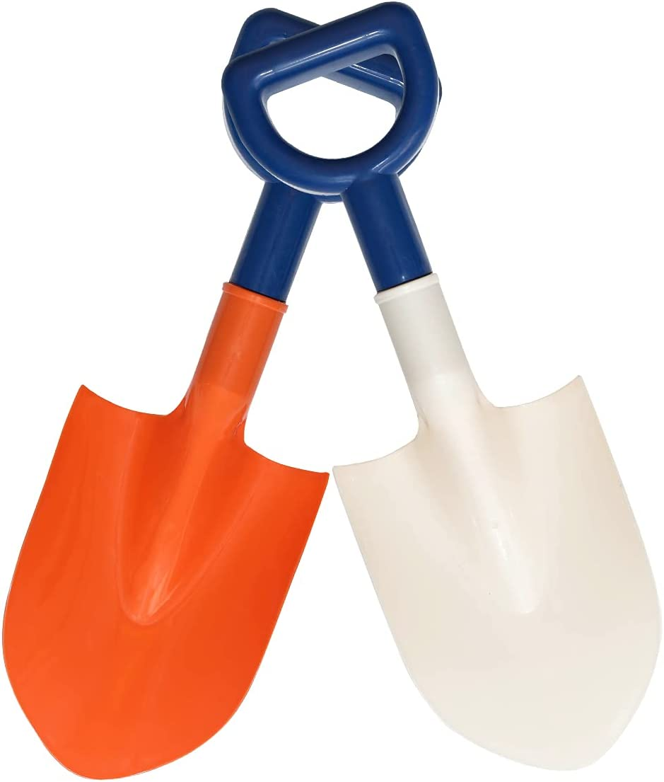 Large Sand Bucket Pail with Shovel, 7'' Size Water Bucket for Beach Fun, Great Summer Party Accessory