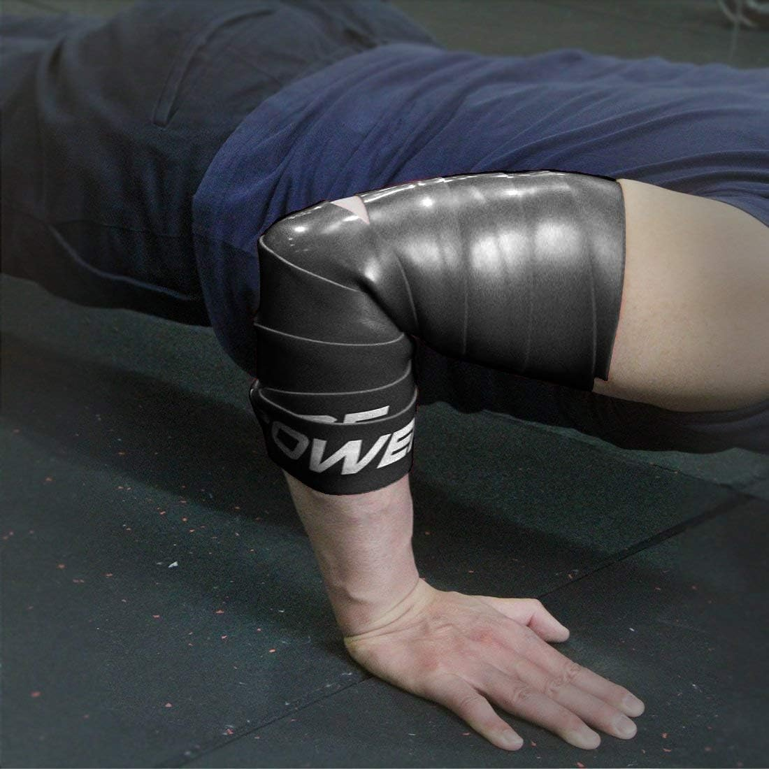 POWER GUIDANCE Muscle Floss Bands - Compression Bands - Mobility & Recovery Bands - for Improving Movement, Increasing Circulation & Reducing Soreness - Black Medium Resistance (2) image number 6