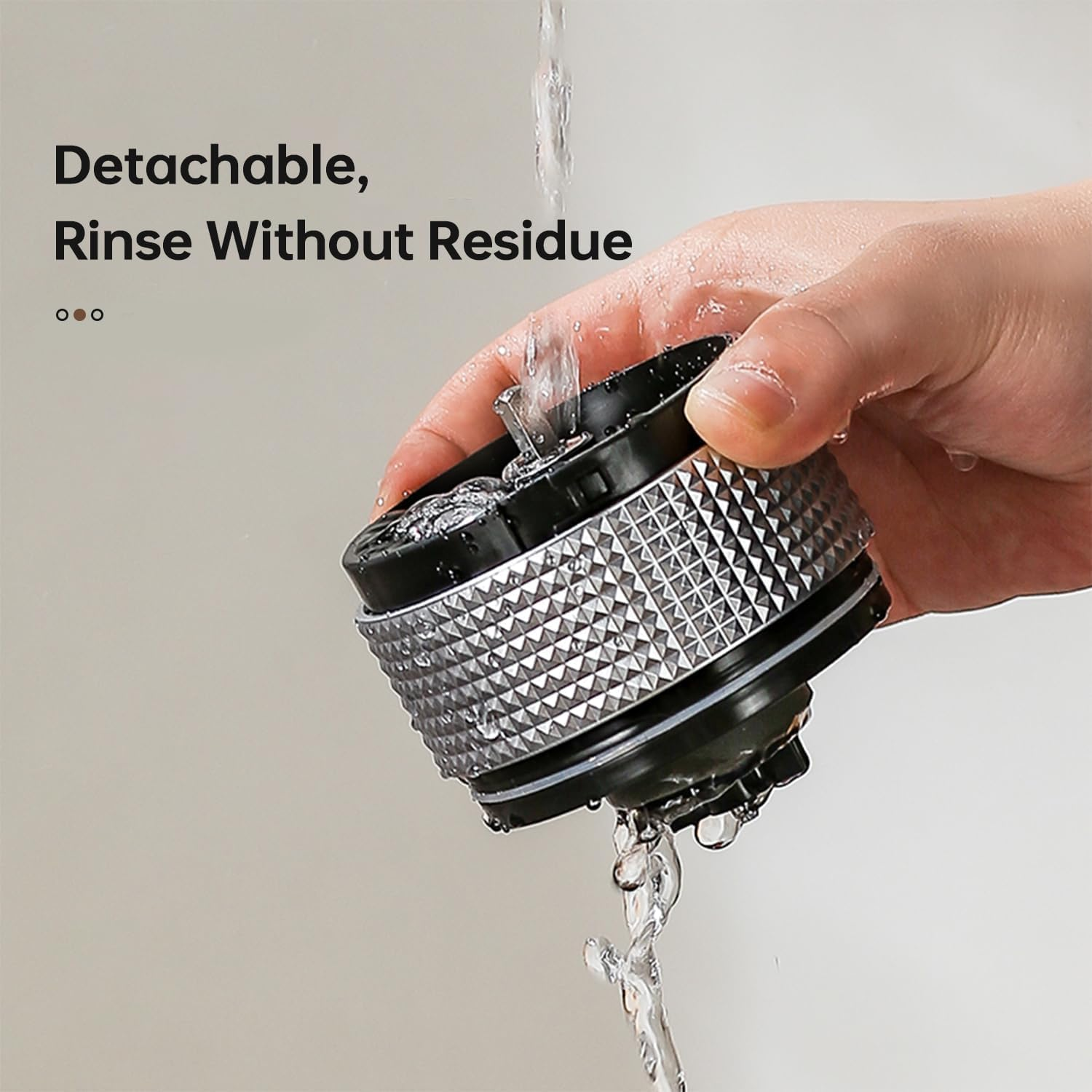 Electric Coffee Grinder - USB Rechargeable, 50G Capacity, Herb Grinder with Spoon, Multiple Grinding Settings for Beans, Spices - Home, Office, Travel, Shop Use image number 5