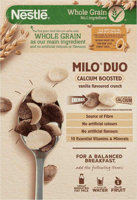 Nestle Milo Duo Cereal, 580 G image number 2