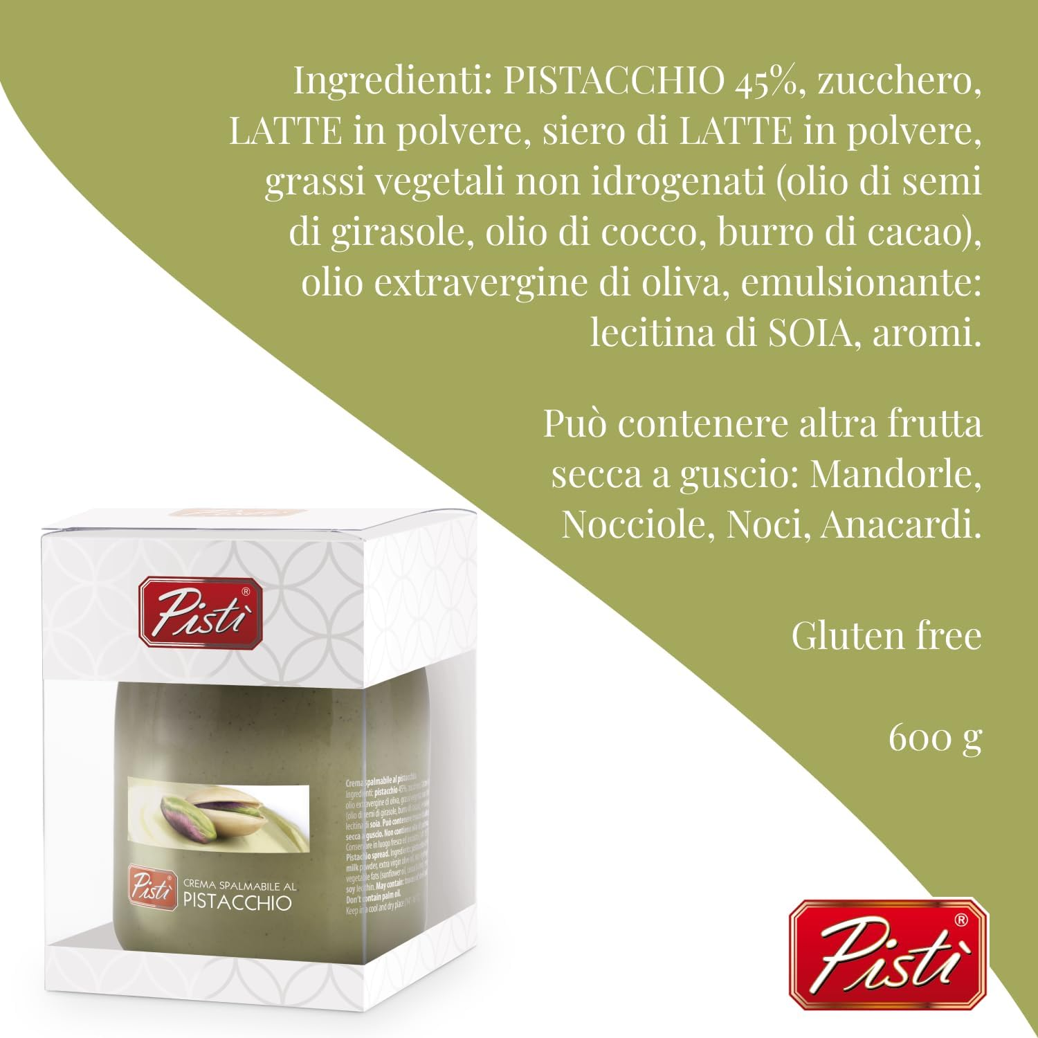 Pisti Spreadable Pistachio Cream 600G image number 5