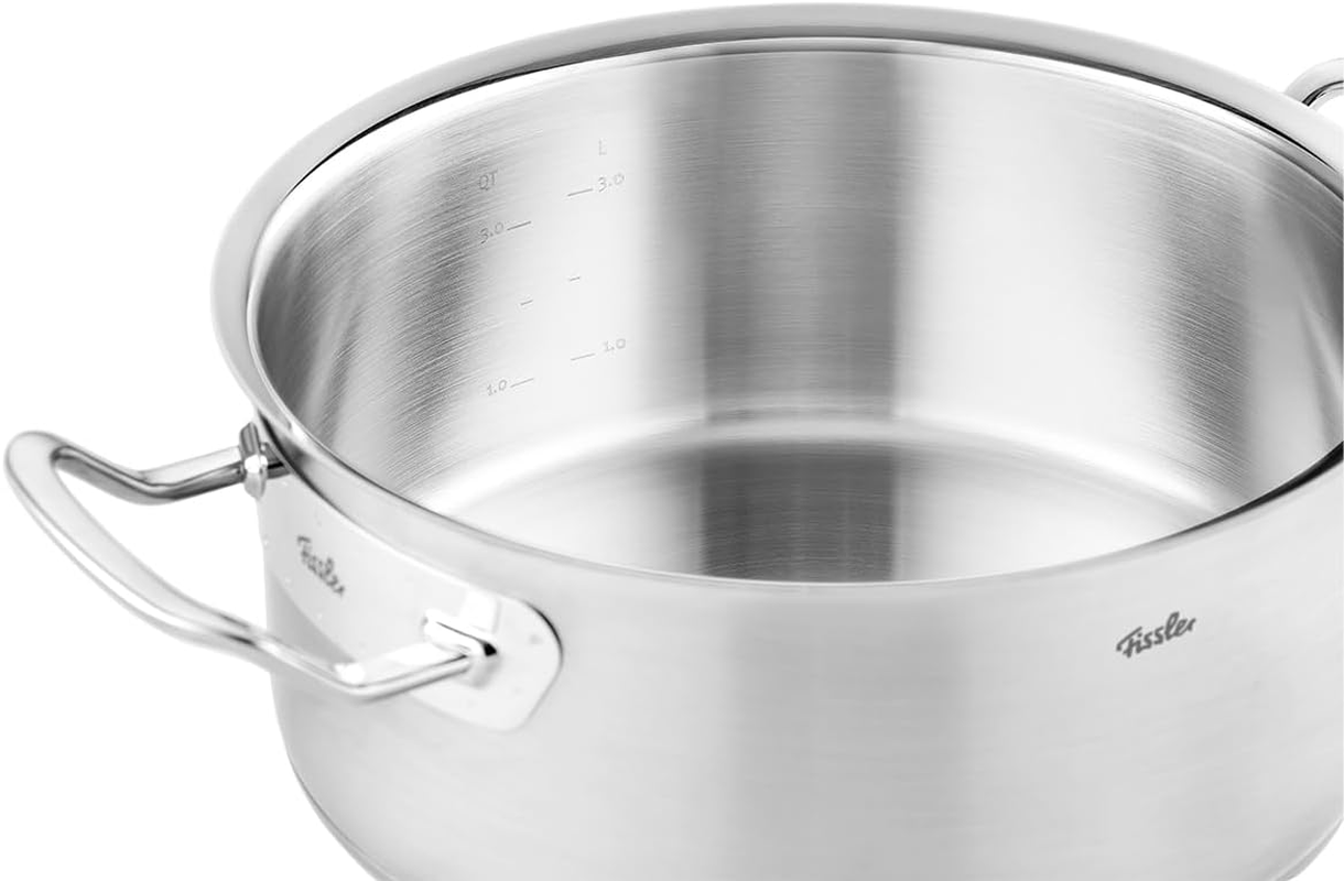 Fissler Original Profi Collection 2.0, Casserole 24Cm / 4.6 Litre, Stainless Steel, Made in Germany image number 3