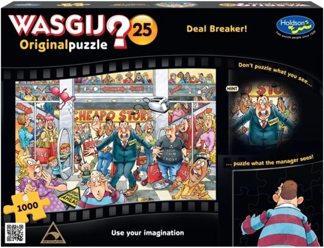 Holdson Wasgij Original 25 Deal Breaker Jigsaw Puzzle (1000 Pieces)
