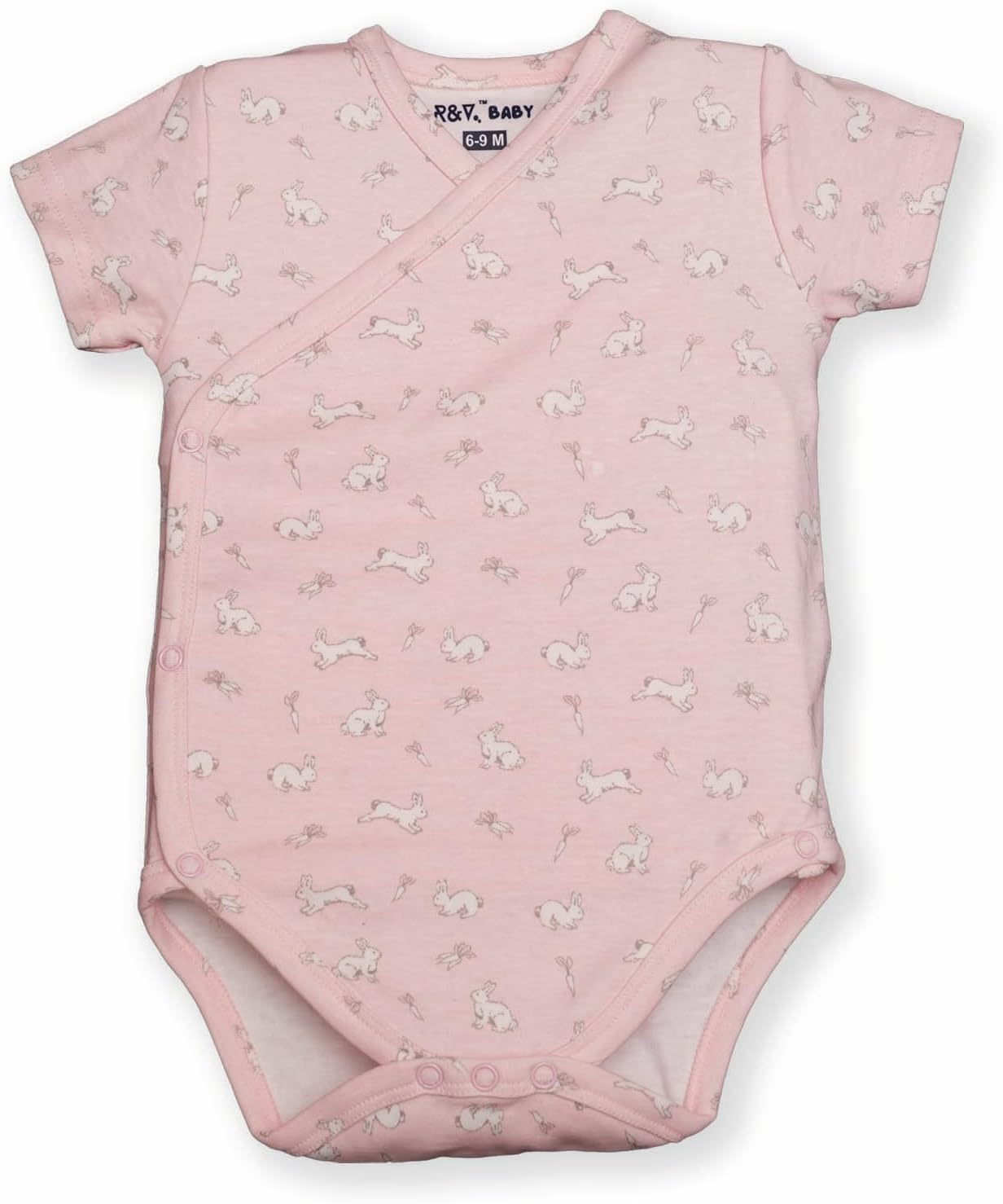 Baby Bodysuits, 100% Cotton, Short Sleeve, Pack of 5 image number 5