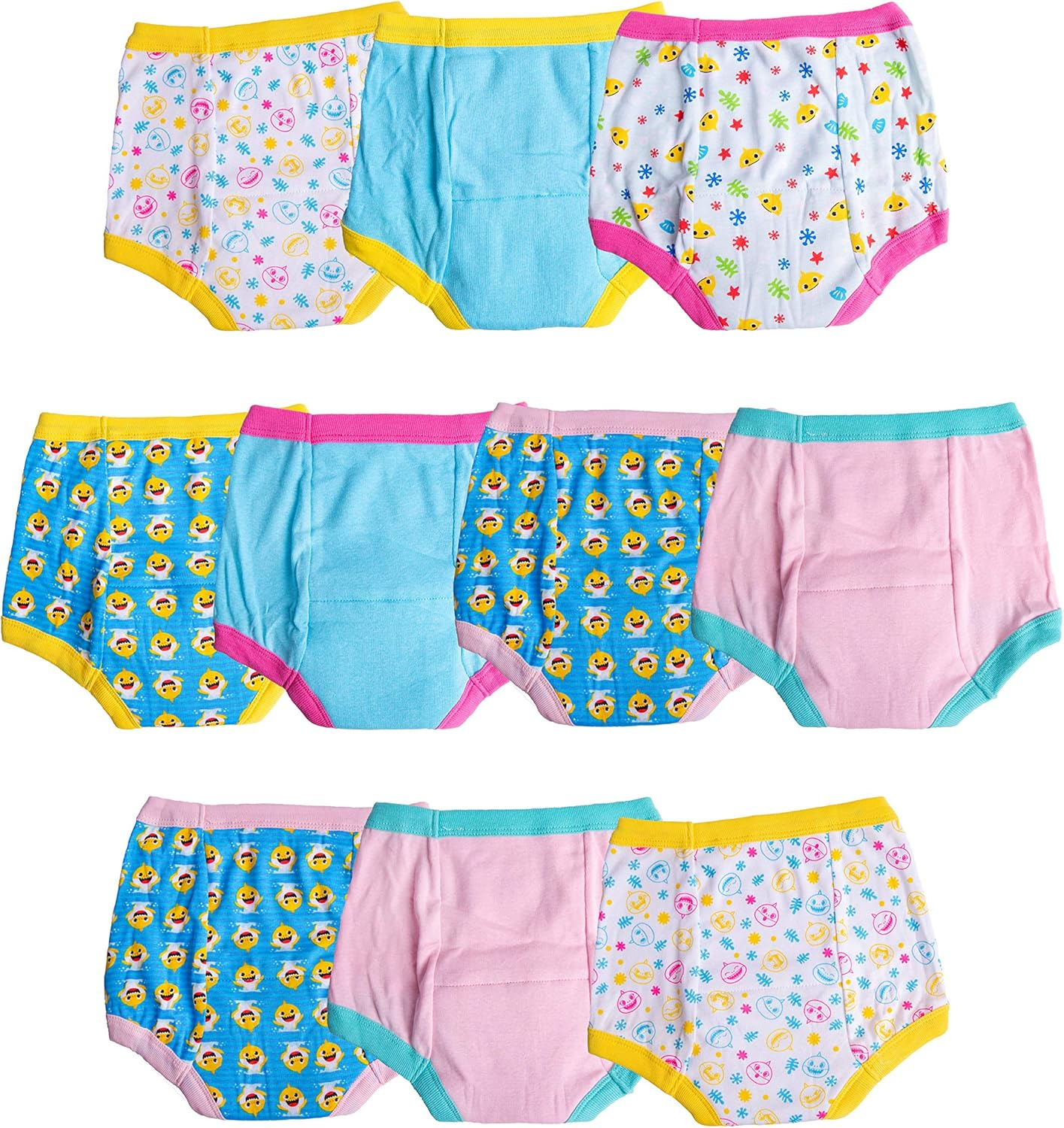 Baby Shark Training Pant Multipacks with Success Tracking Chart & Stickers, Sizes 18M, 2T, 3T, 4T image number 5