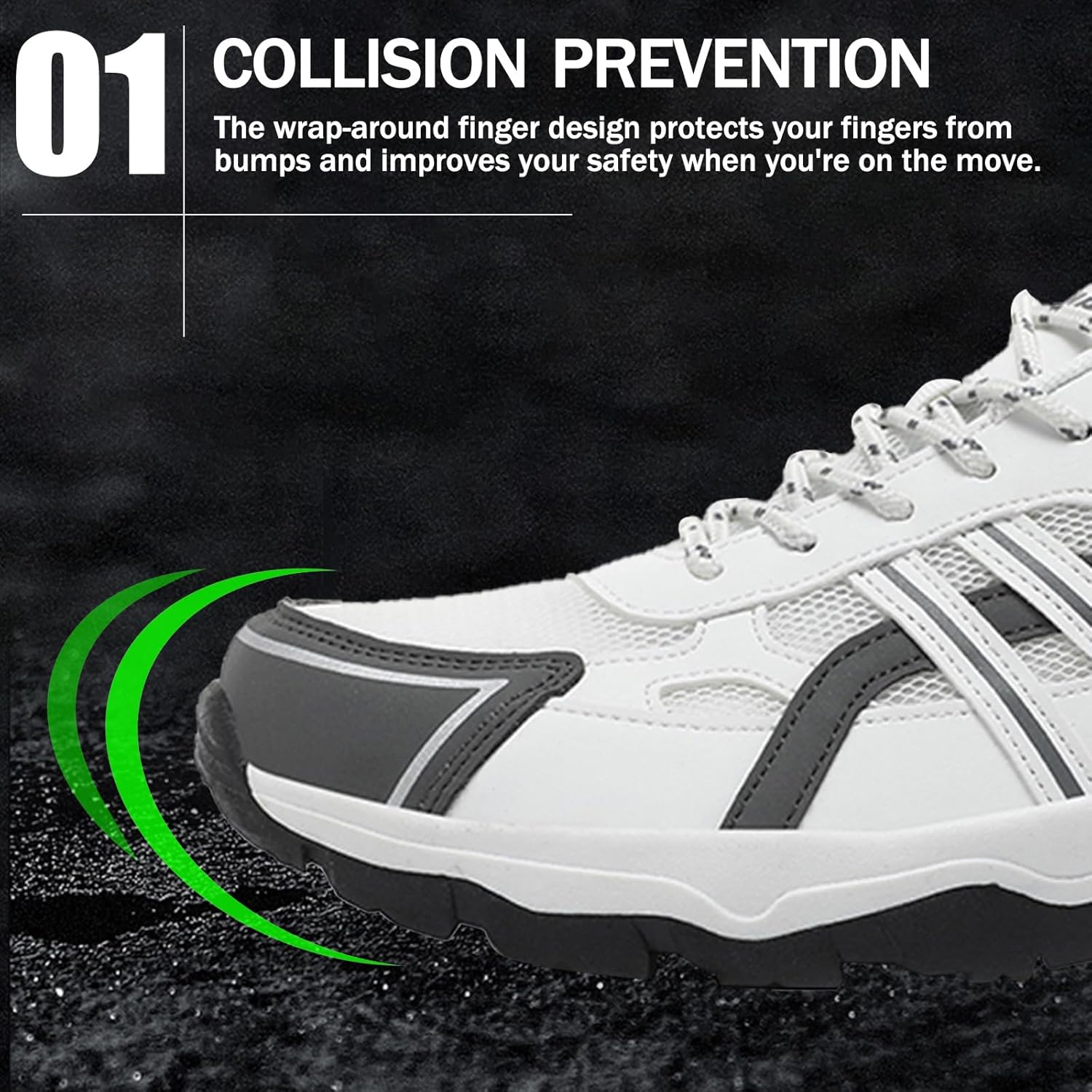 YNIQUE Mens Womens Hiking Shoes Running Lightweight Comfortable anti Slip Low Tops Outdoor Camping Walking Work Shoes