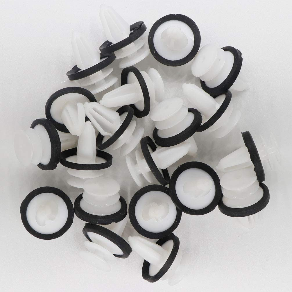 Lantee 50 Pcs Door Trim Panel Retainer Clips with Sealer for Ford W713297-S300 Flex 2009 Fusion 2010 image number 1