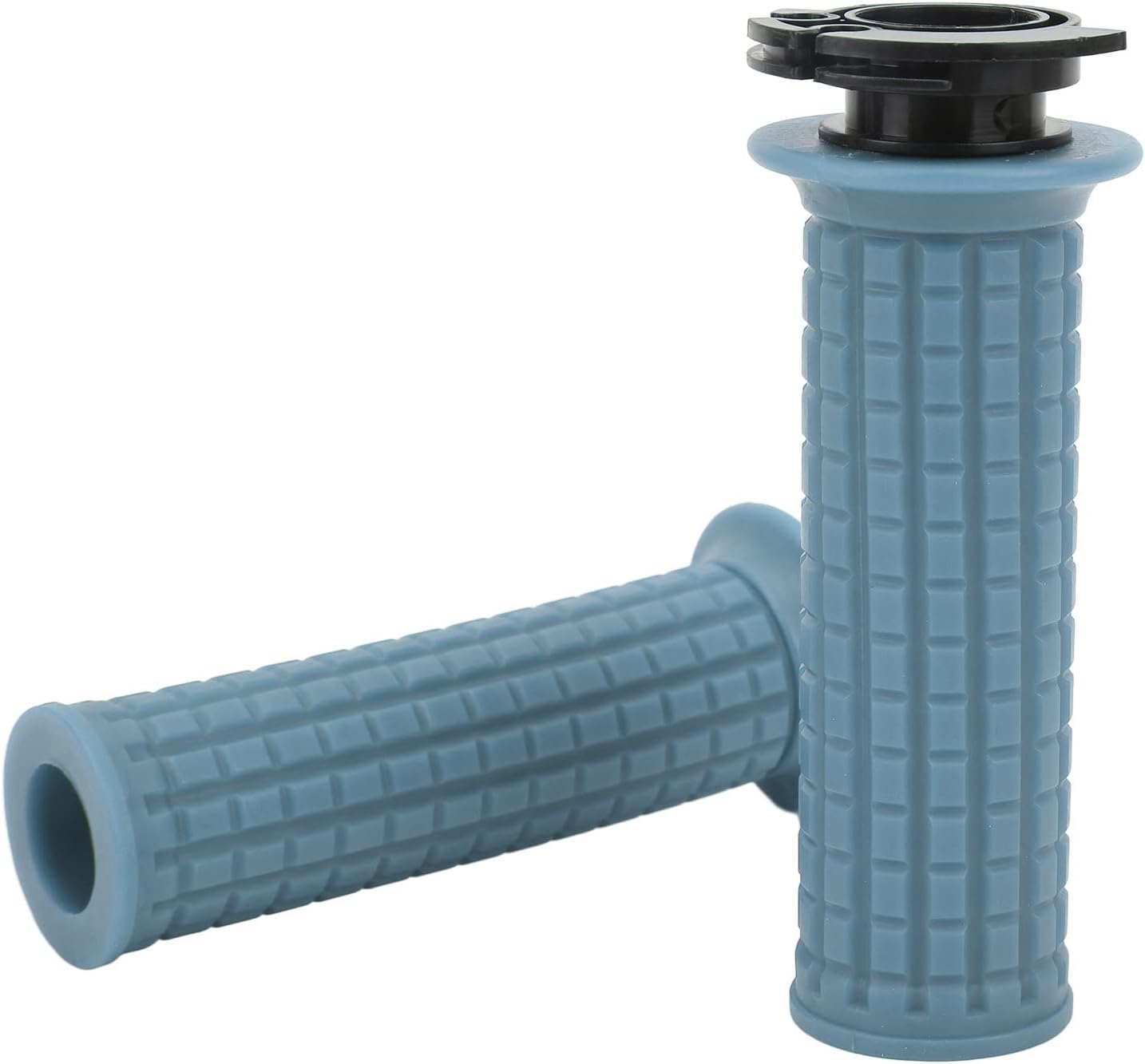 Motorcycle Handlebar Grips, Silicone Left Right Wear Resistant 22Mm Comfort Throttle Grips Direct Replacement for GY6 50Cc 80Cc 125Cc 150Cc (Blue) image number 6