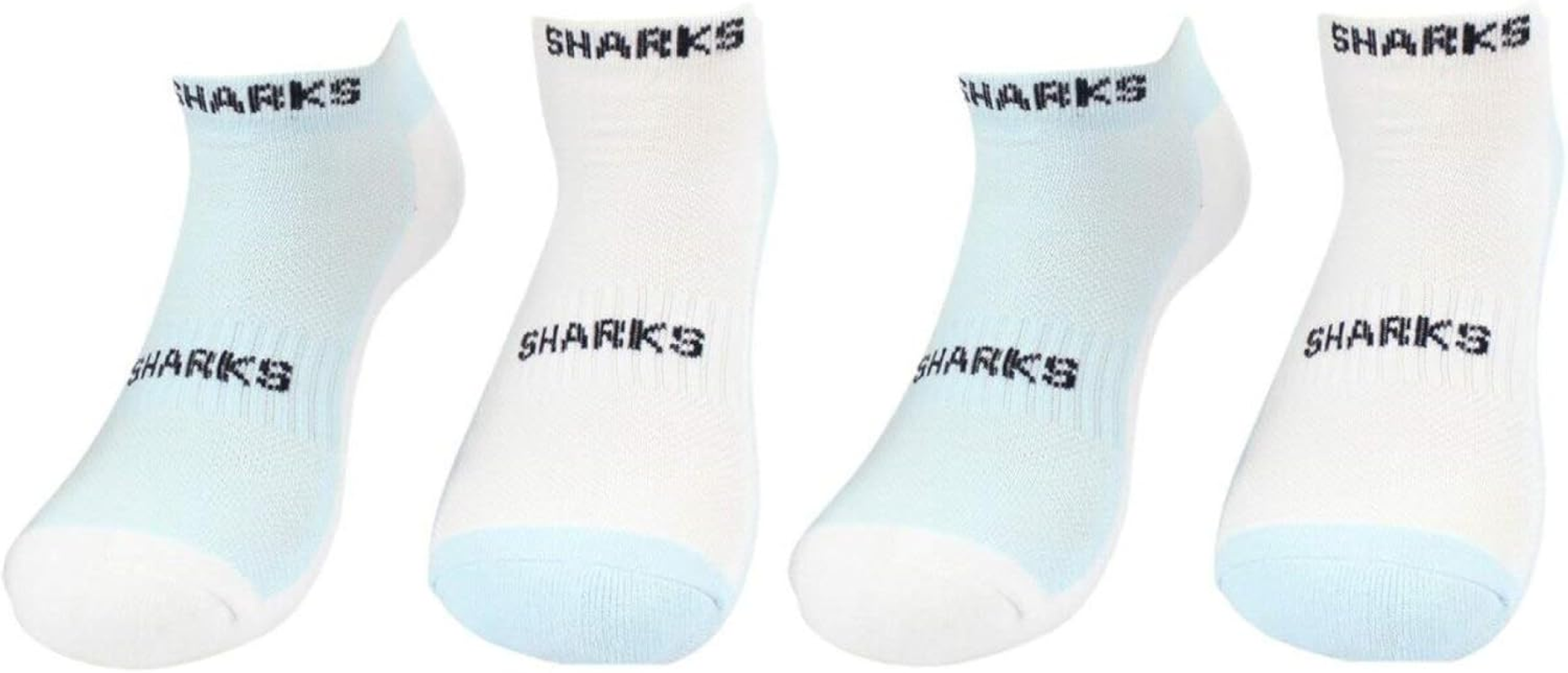 NRL Cronulla-Sutherland Sharks High Performance Sport Ankle Supporter Socks | National Rugby League | Men'S Sizes 4Pr image number 5
