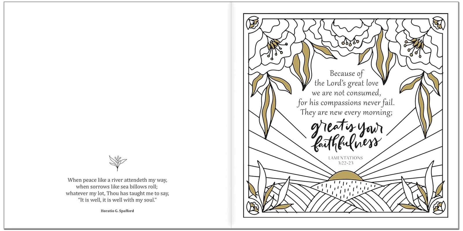 New Mercies I See: an Inspirational Coloring Book to Reduce Anxiety and Grow Your Faith