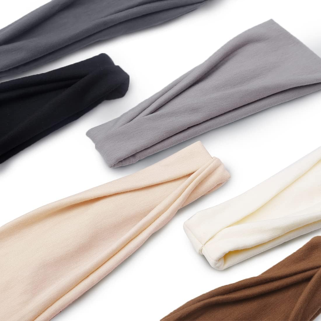 Huachi Headband Women Workout Yoga Exercise Headbands Sweat Wicking Non Slip Elastic Hair Bands Summer Hair Accessories image number 4