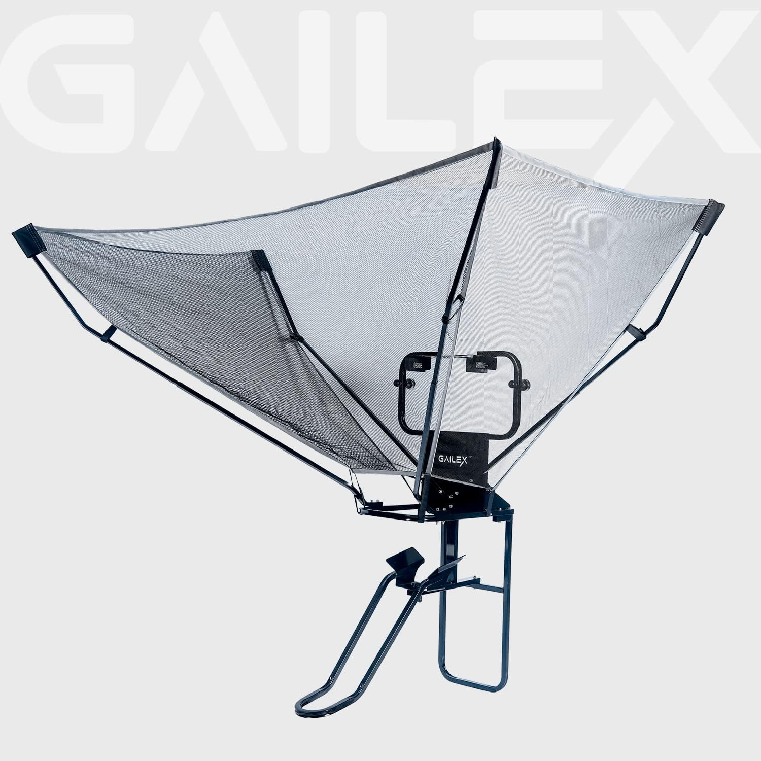 GAILEX Basketball Shot Return NET Apparatus Lightweight Suspended Aluminum Alloy Portable Automatic Return Chute Supports 180&deg;Rotating image number 2