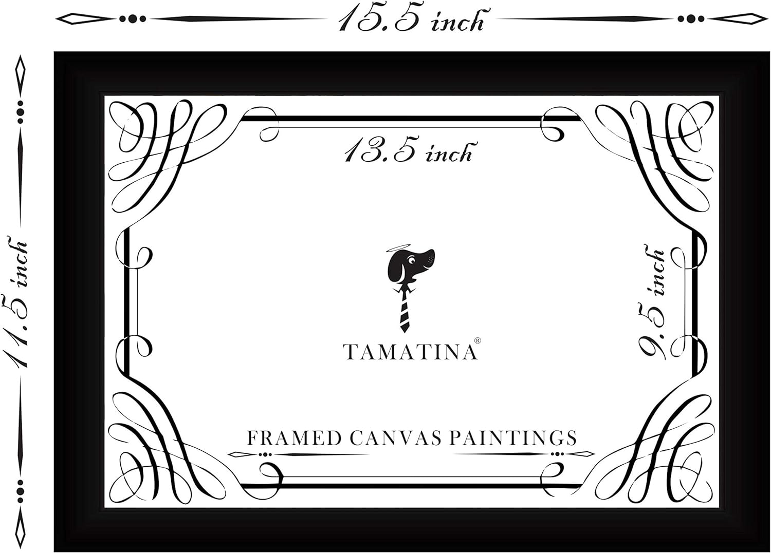 Tamatina Wooden Texture Frame Canvas Kerala Mural Art Painting with 2Mm Glass (40X30-Cms) image number 4