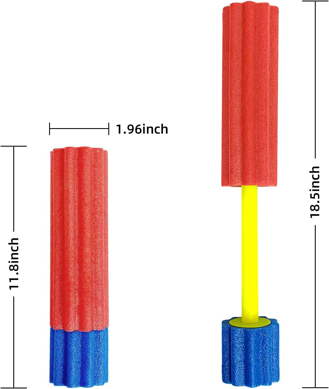 4 Pack Foam Water Blaster, Pool Toys, Squirt Guns for Kids, Water Gun Toy, Ranges up to 40 Feet, Outdoor Water Toys image number 4