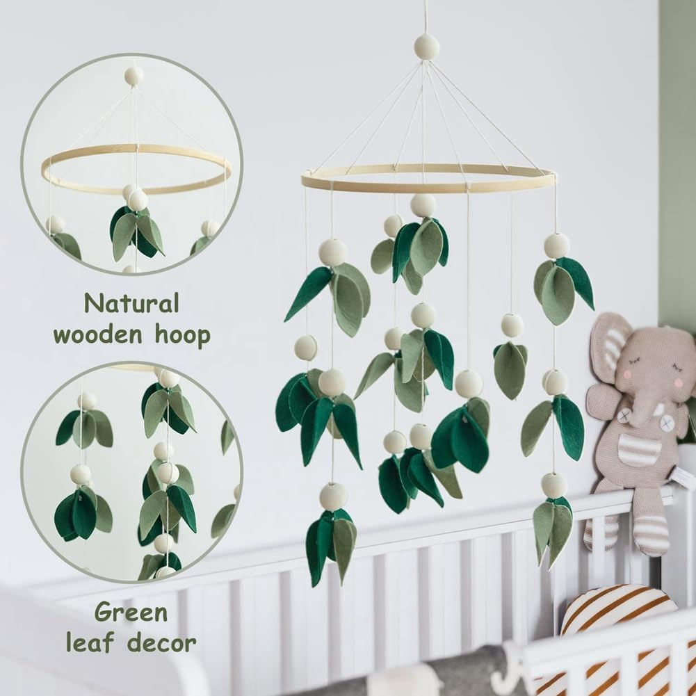 1 Piece Boys and Girls Crib Felt Cloth Beads Bed Bell Baby Children'S Room Bed Hanging Decoration Baby Shower for Infant image number 2