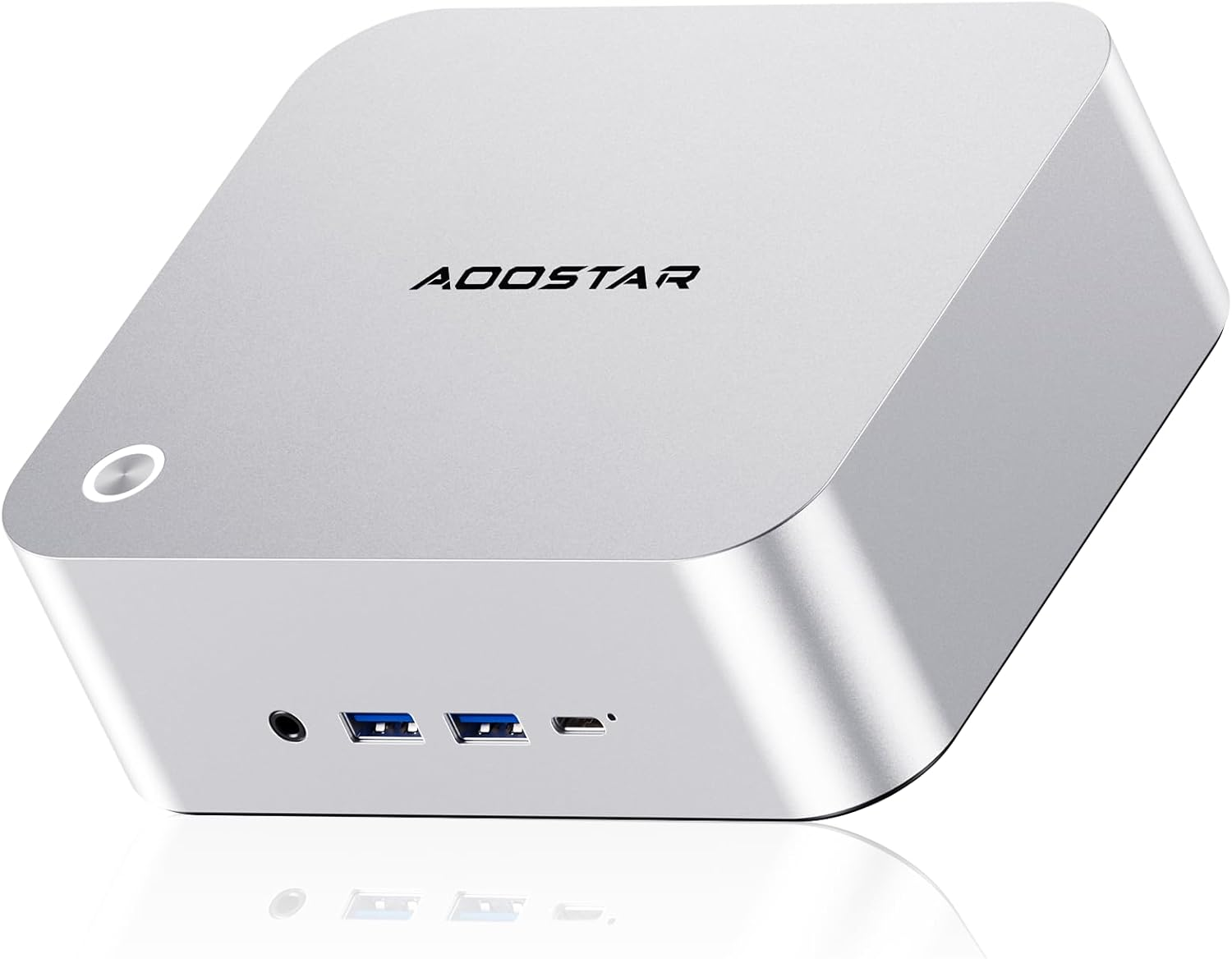 AOOSTAR MACO Mini PC Ryzen 7 Pro 6850H (8C/16T, up to 4.7Ghz) 24GB Lpddr5-6400Mhz 1TB SSD, Mini Desktop Computers Has 2X USB4, Dual 2.5G LAN, Oculink, 4X USB, 4-Screen Display (Pro 6850H 24GB+1TB)