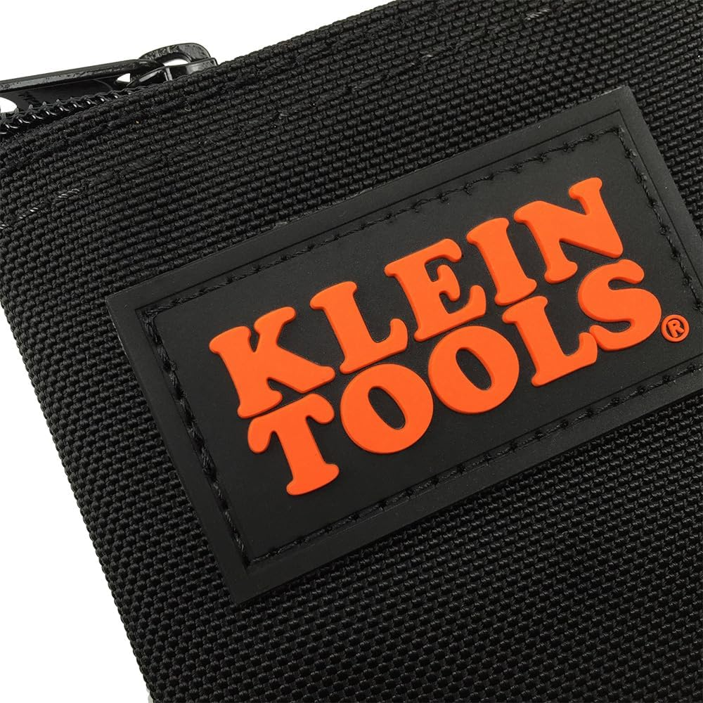 KLEIN TOOLS Cordura Nylon Tool Pouch Zipper Bag, Black image number 5