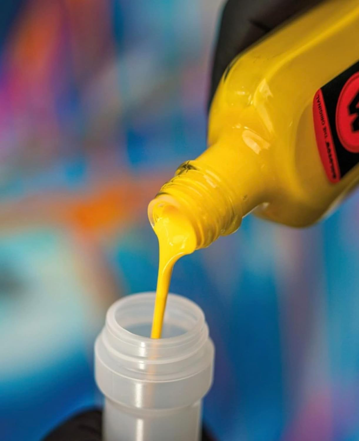 Molotow DRIPSTICK Empty Squeeze Bottle Marker, Reusable and Refillable with Any Paint Ink Color, 10Mm Nib, Holds 70Ml (830.203), Black