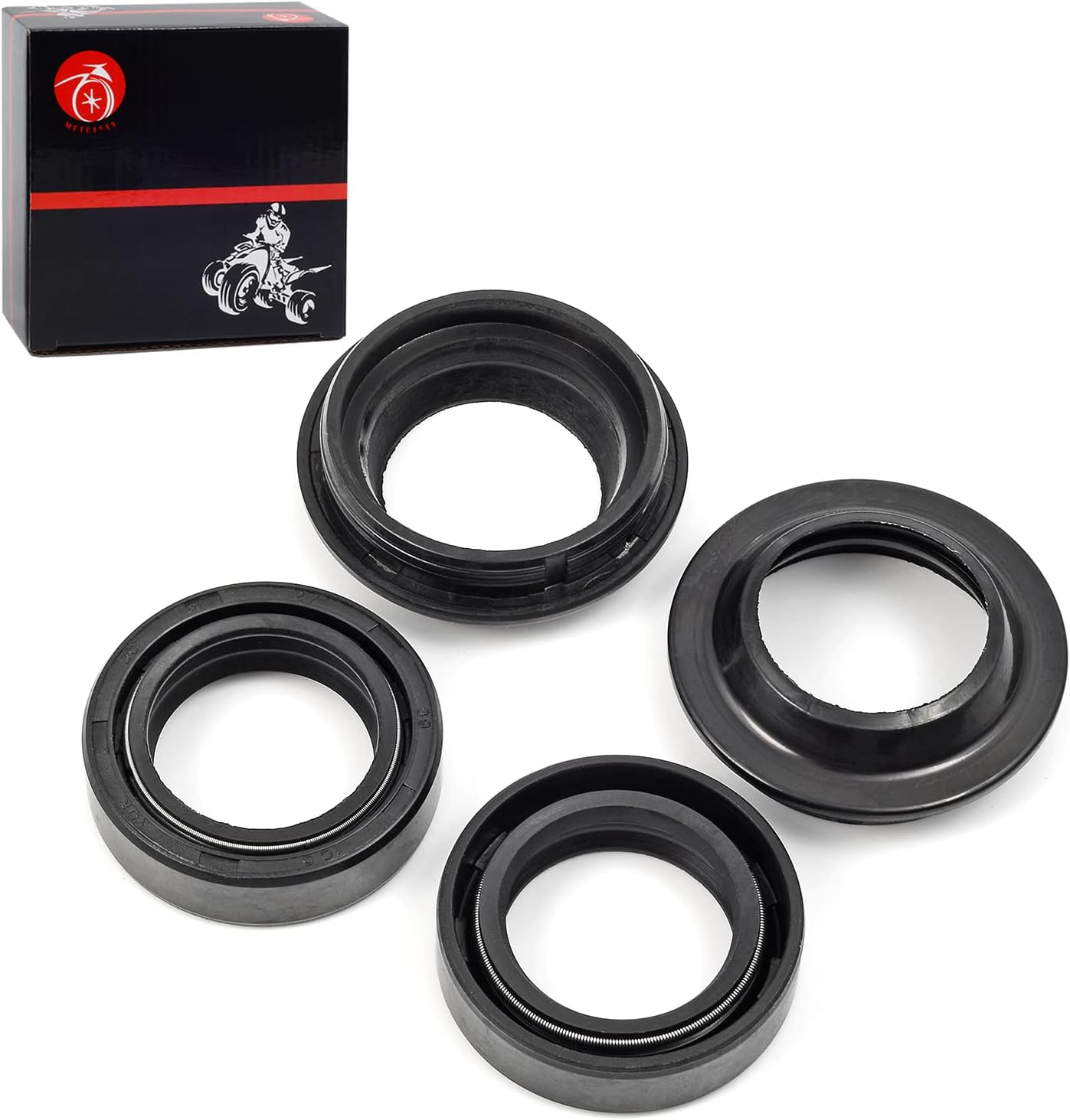 Front Fork Seal & Dust Seal Kit for HONDA CRF100F CRF80F CRF70F XR100R XR80R XR70R 1985-2013 51490-GN1-013 51490-GZ0-305 image number 4
