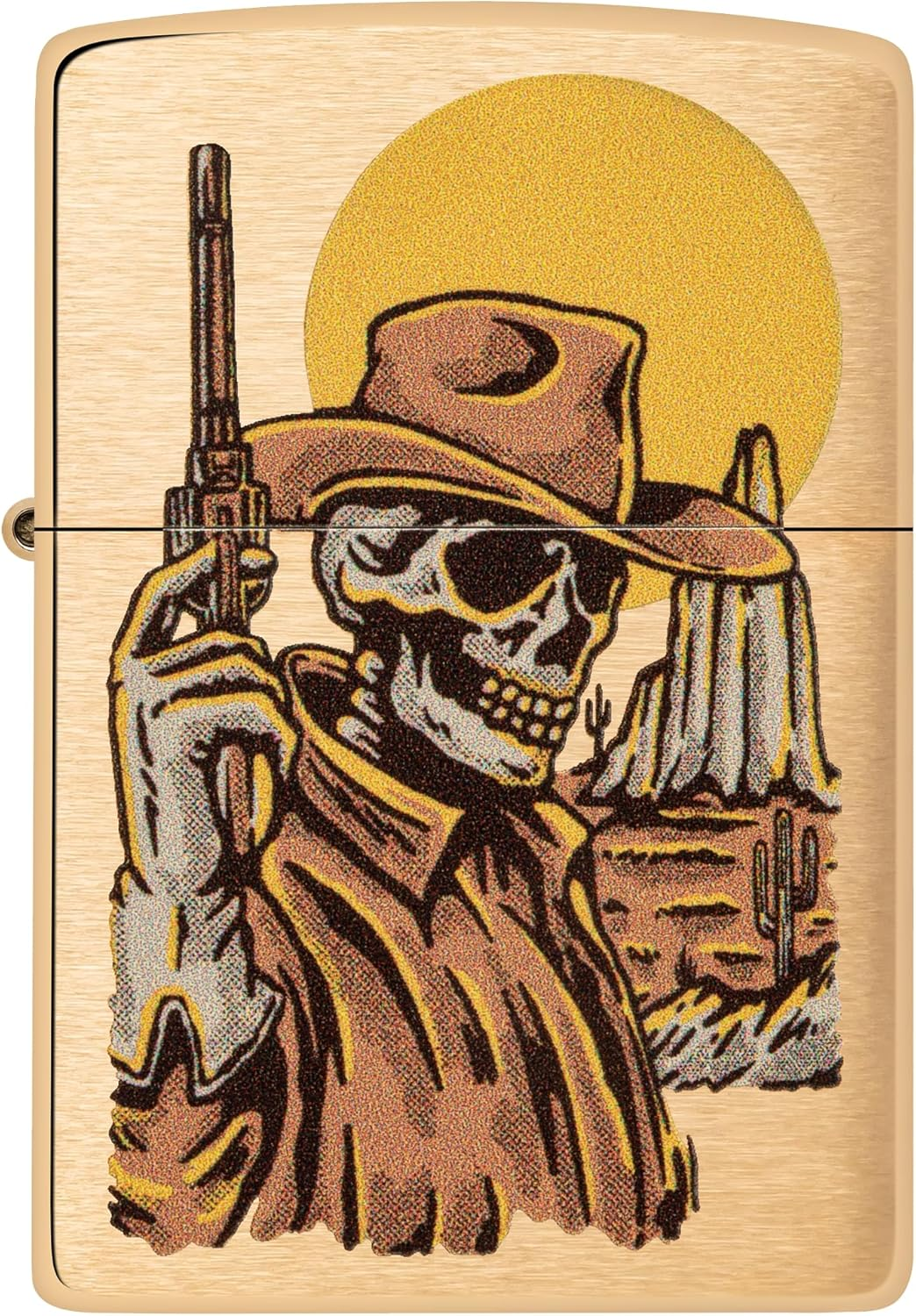 Zippo Cowboy Skull Design Lighter image number 2