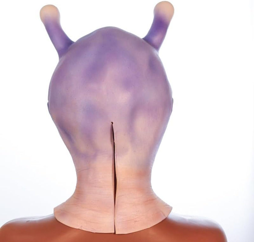 Horror Alien Mask Funny Halloween Monster Cosplay Mask Creepy Scary Masquerade Party Costume Accessories Full Head Latex Prop image number 1