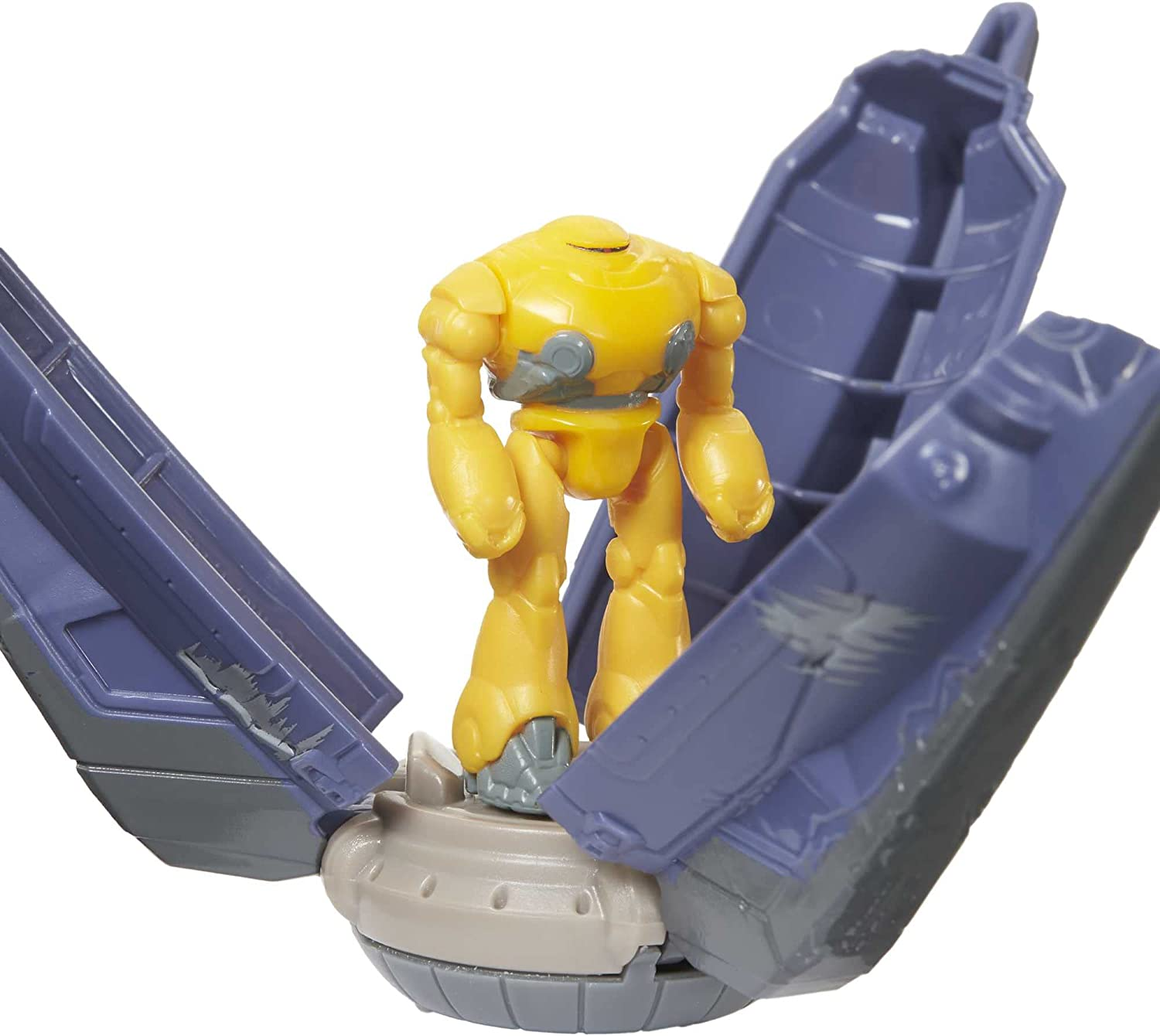 Disney Buzz Lightyear Spaceship Vehicle, Hyperspeed Series Zyclops Space Pod with Battle Damage and Figure, 4 Years and Up image number 5