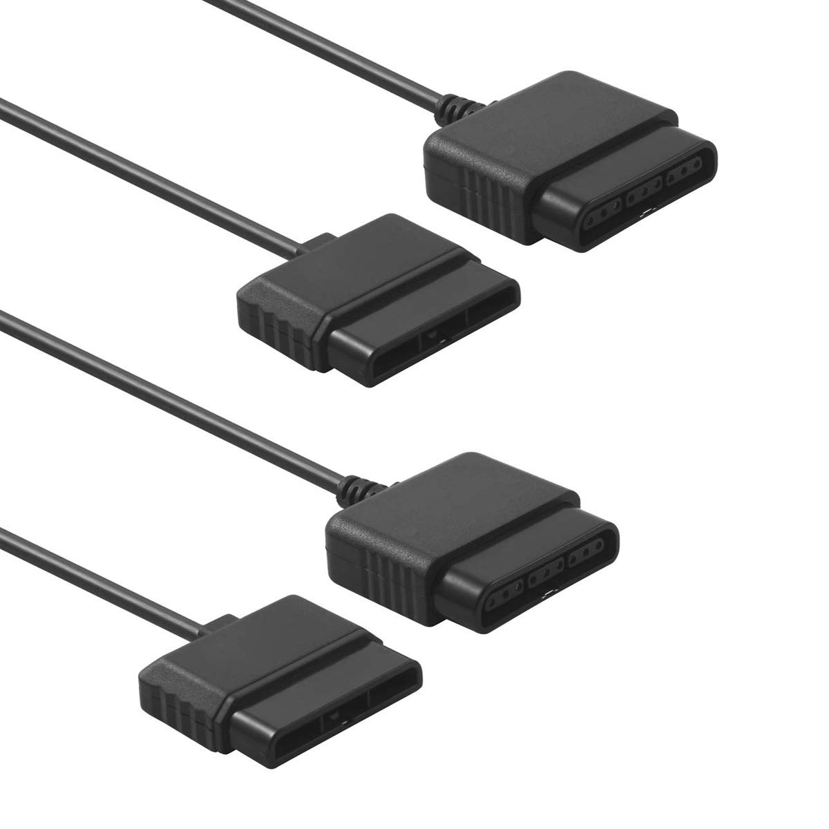 TENINYU 2PACK PS2 Controller Extension Cable Cord 6FT/1.8M Controller Extension for PS2 Game Console image number 3