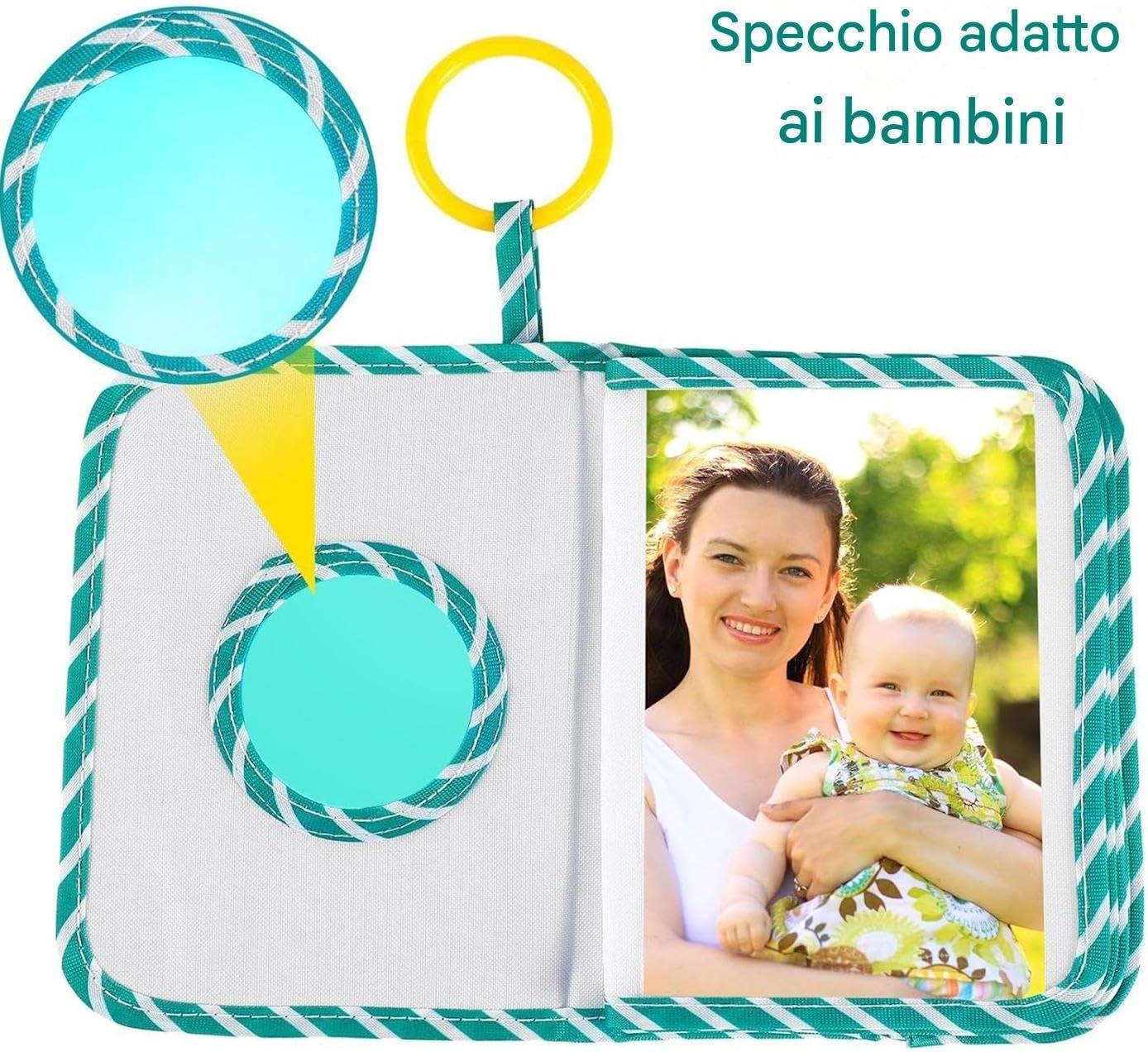 First Year Photo Album, Soft Fabric Book with Animated Drawings, Educational Holds Pictures 10 X 15 Cm Collectible Album for Birthdays and Holidays image number 3