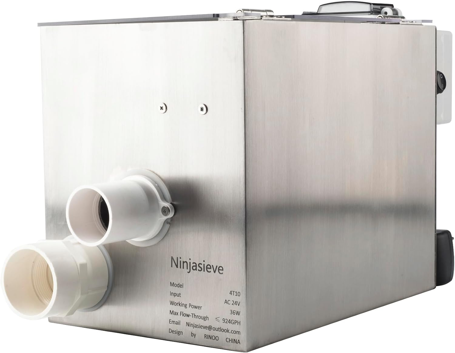 Automatic Rotary Drum Filter for Koi Tilapia Ponds, Aquariums, Hydroponics, Aquaponics, Koi Pond Filter 4T10-1 RDF image number 4